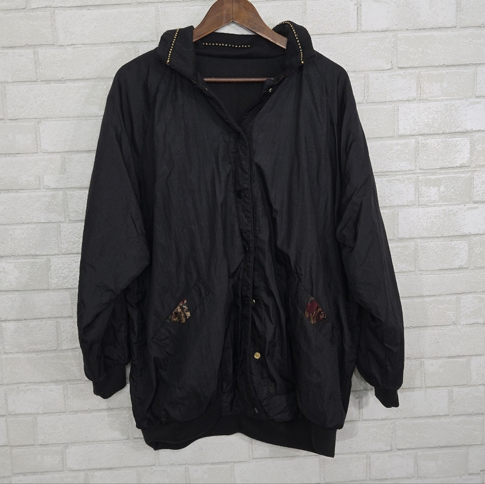 Basic Editions Vintage Black Jacket - image 1